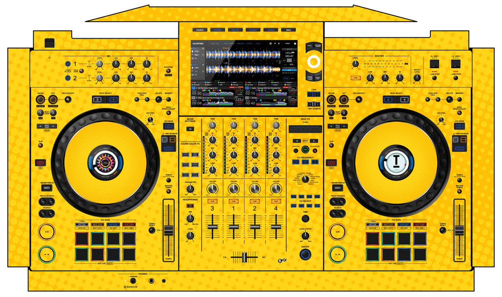 AlphaTheta XDJ AZ Skin Gradienter Yellow