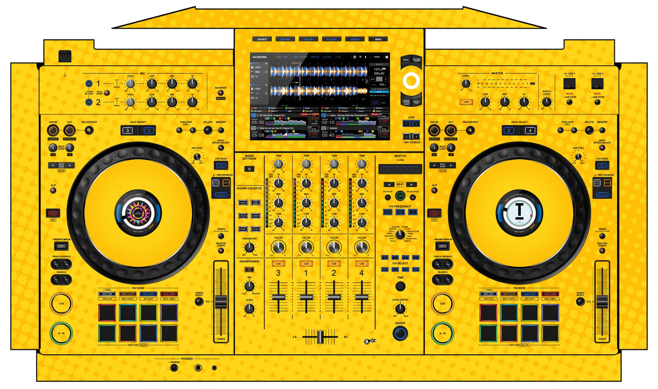 AlphaTheta XDJ AZ Skin Gradienter Yellow