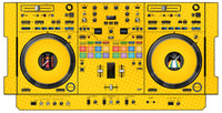 Pioneer DJ DDJ REV 7 Skin Gradienter Yellow
