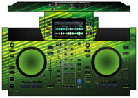 Denon DJ SC Live 2 Skin Green Lazer