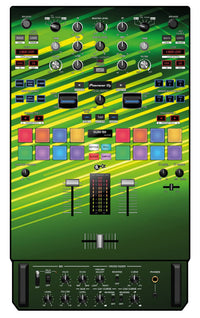 Pioneer DJ DJM S9 Skin Green Lazer
