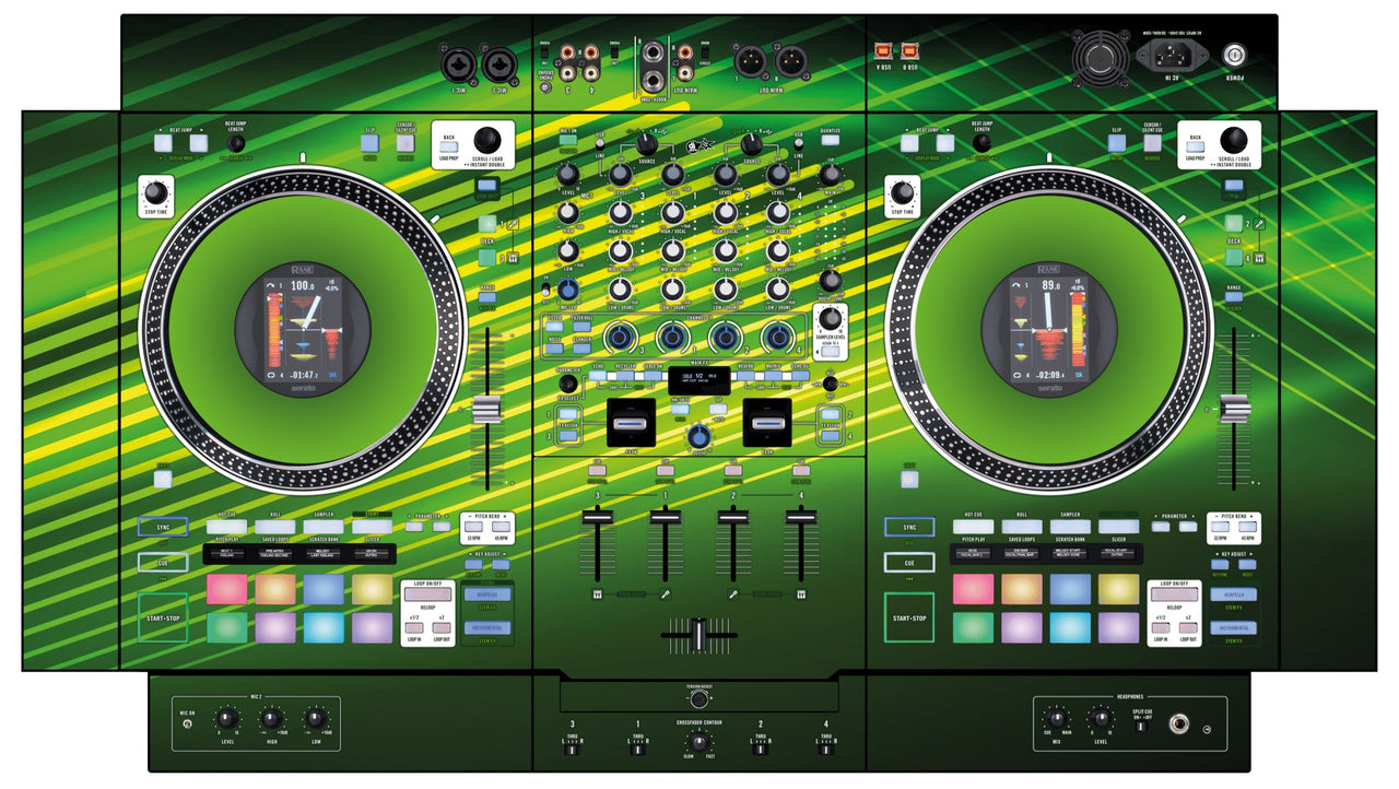 Rane Performer Skin Green Lazer