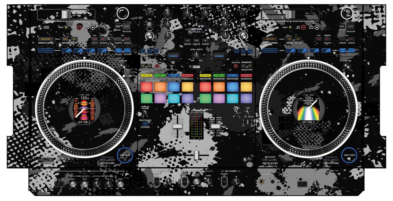 Pioneer DJ DDJ REV 7 Skin Conflict Grey