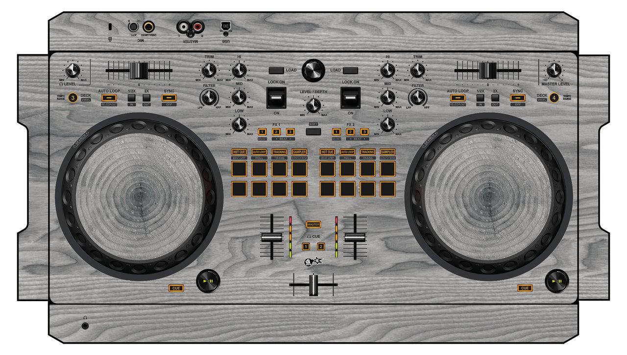 Pioneer DJ DDJ REV 1 Skin Wood Grey