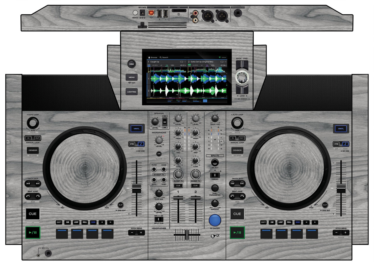 Denon DJ SC Live 2 Skin Wood Grey