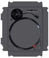 Technics 1200 / 1210 MK7 VERTICAL Skin Gunmetal Grey