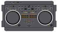 Pioneer DJ DDJ REV 1 Skin Gunmetal Grey