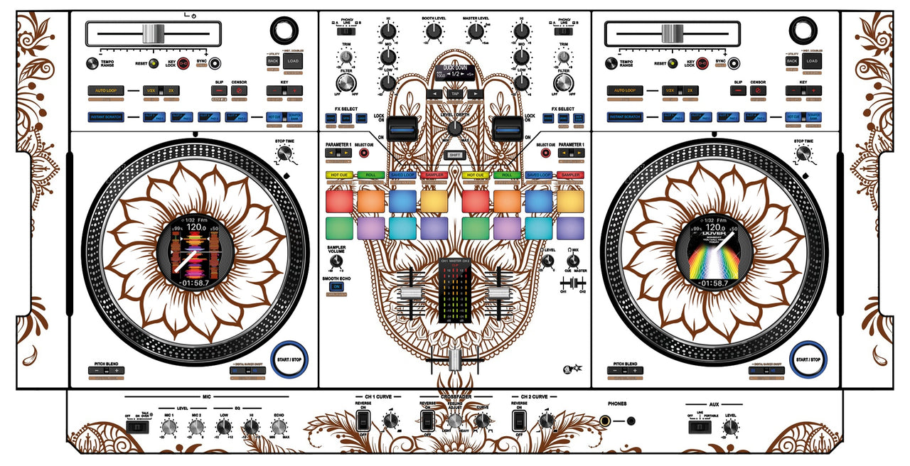 Pioneer DJ DDJ REV 7 Skin Henna Classic