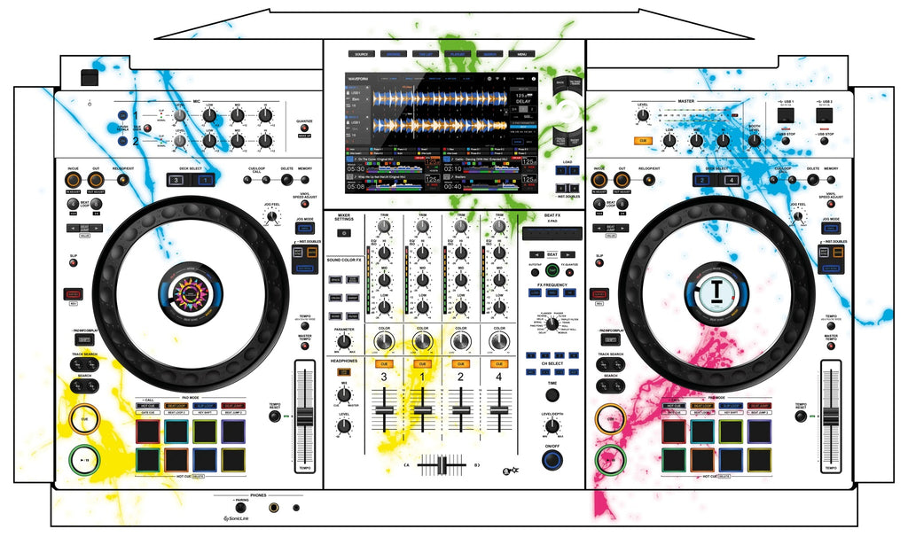 AlphaTheta XDJ AZ Skin Holi in Colors