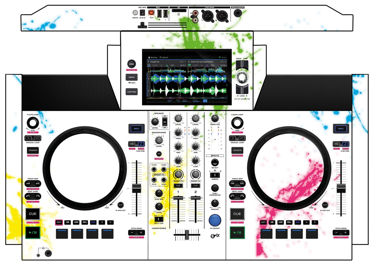 Denon DJ SC Live 2 Skin Holi in Colors