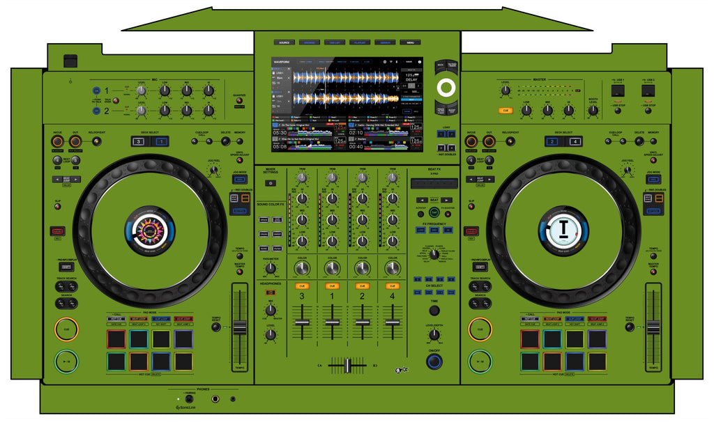 AlphaTheta XDJ AZ Skin Khaki Olive