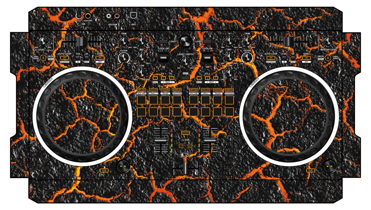 Pioneer DJ DDJ REV 1 Skin Lava