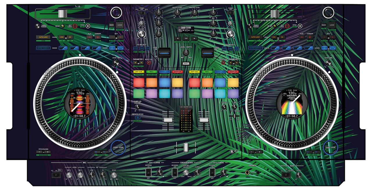 Pioneer DJ DDJ REV 7 Skin Leafage
