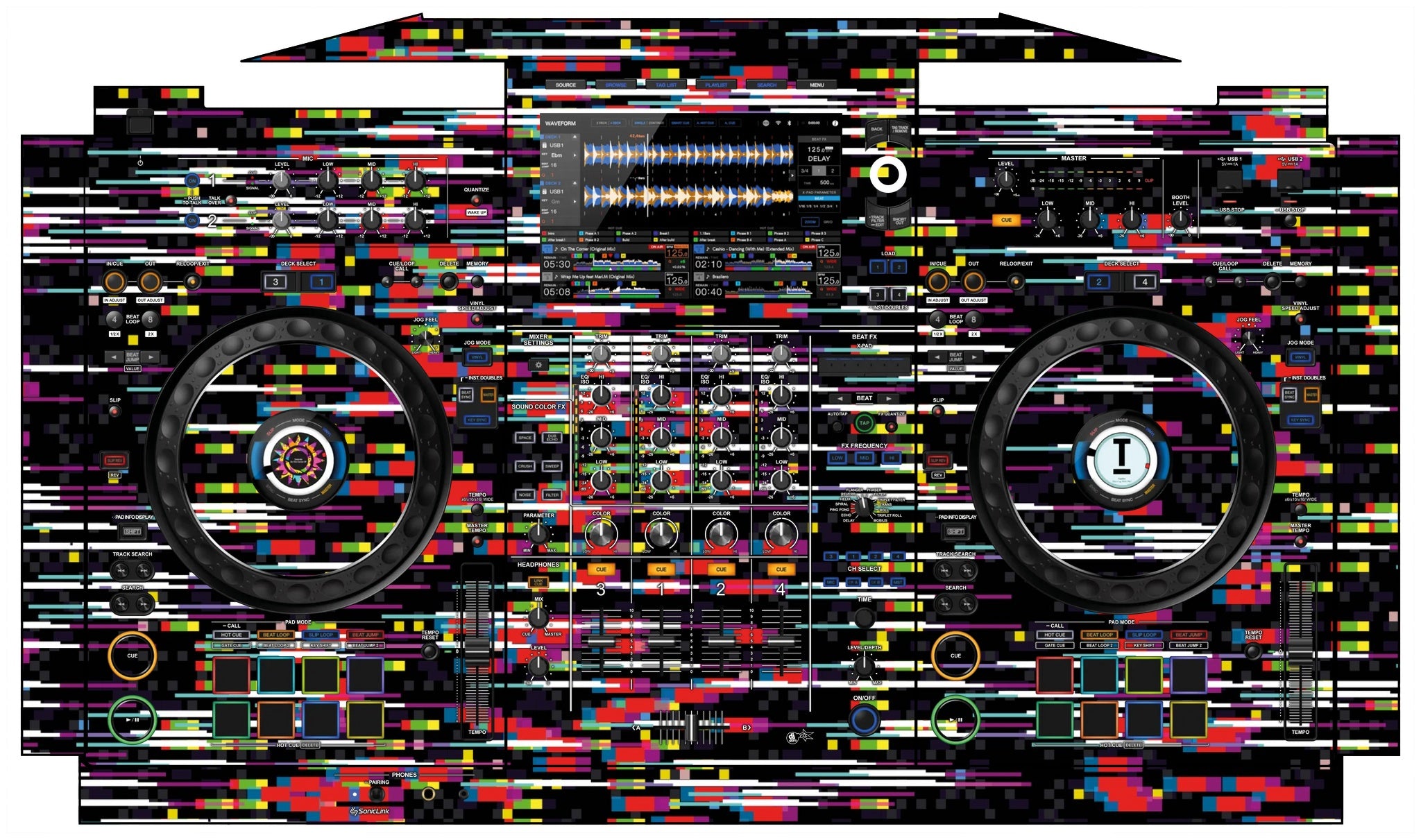 AlphaTheta XDJ AZ Skin Lost Signal