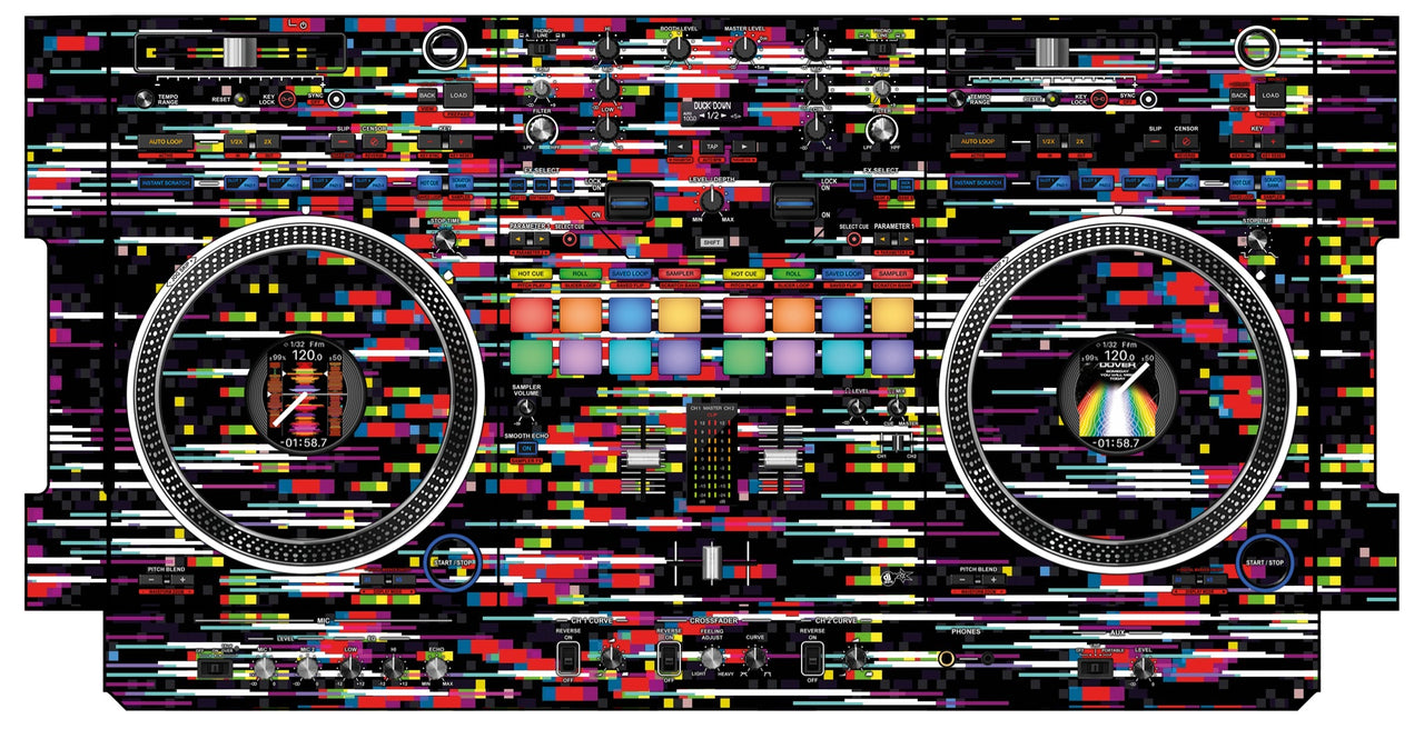 Pioneer DJ DDJ REV 7 Skin Lost Signal