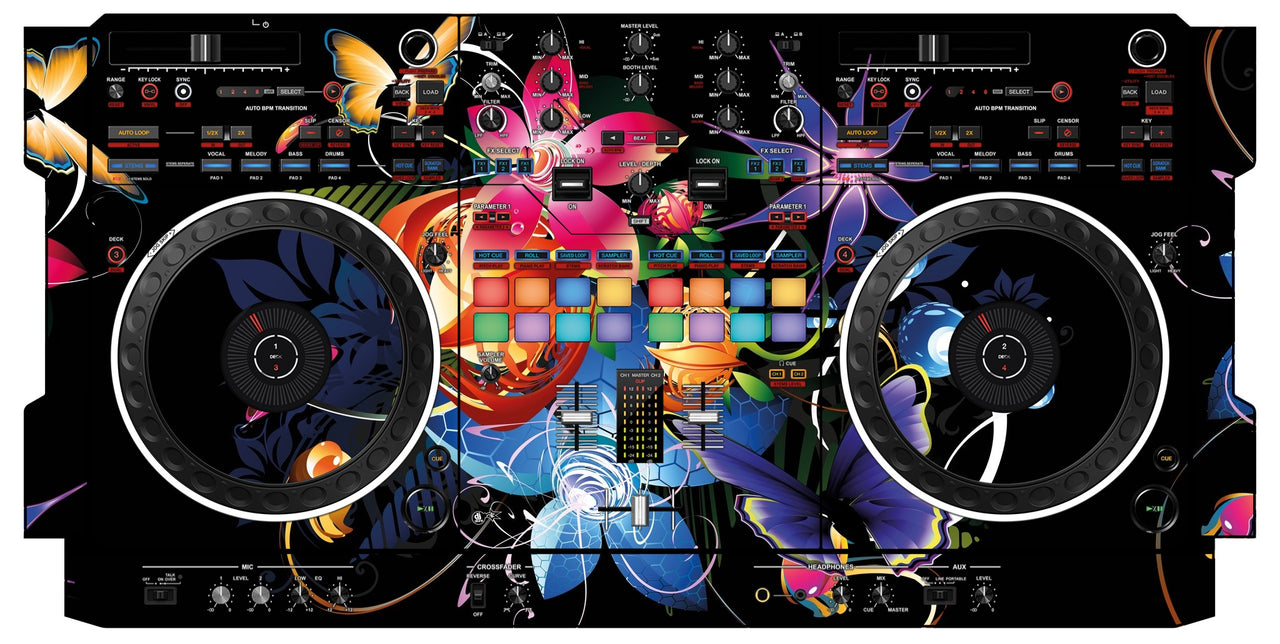 Pioneer DJ DDJ REV 5 Skin Lotus Garden