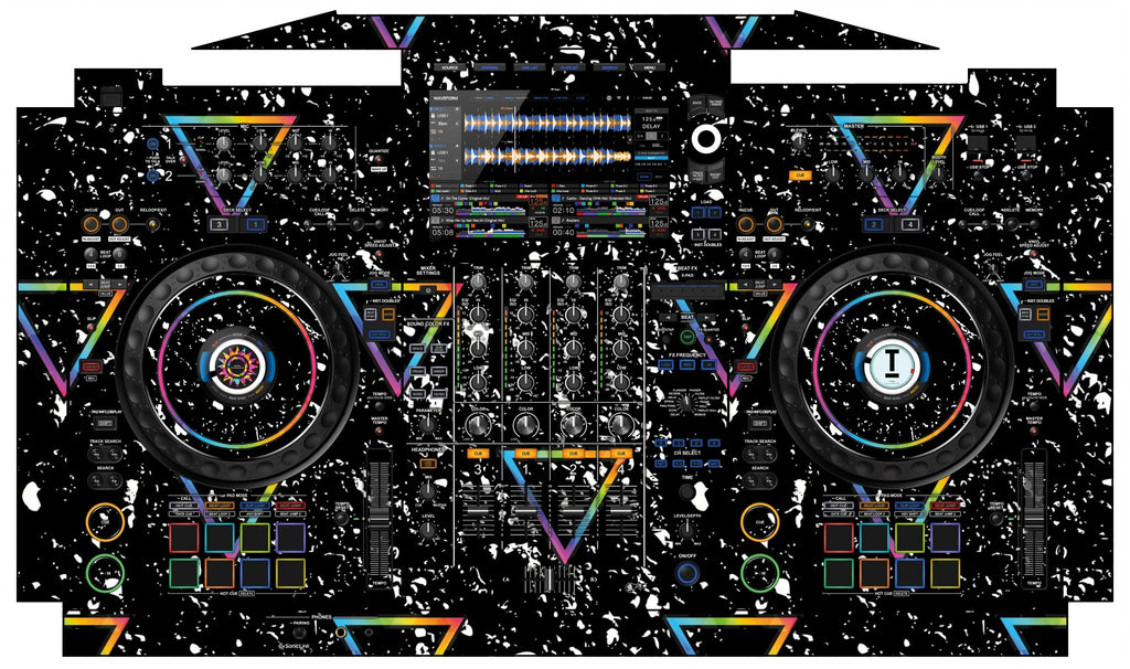 AlphaTheta XDJ AZ Skin Minimal Rainbow