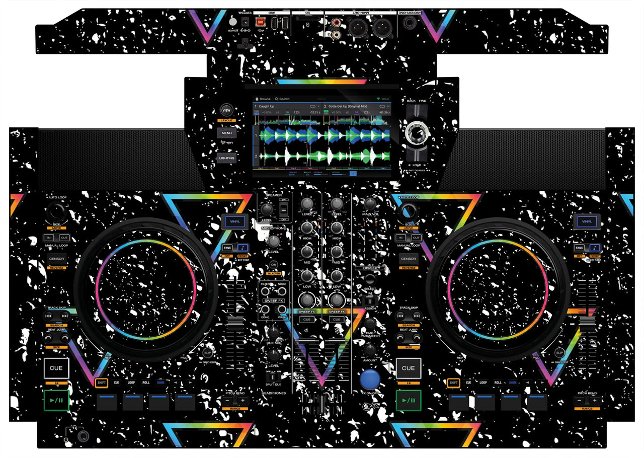 Denon DJ SC Live 2 Skin Minimal Rainbow