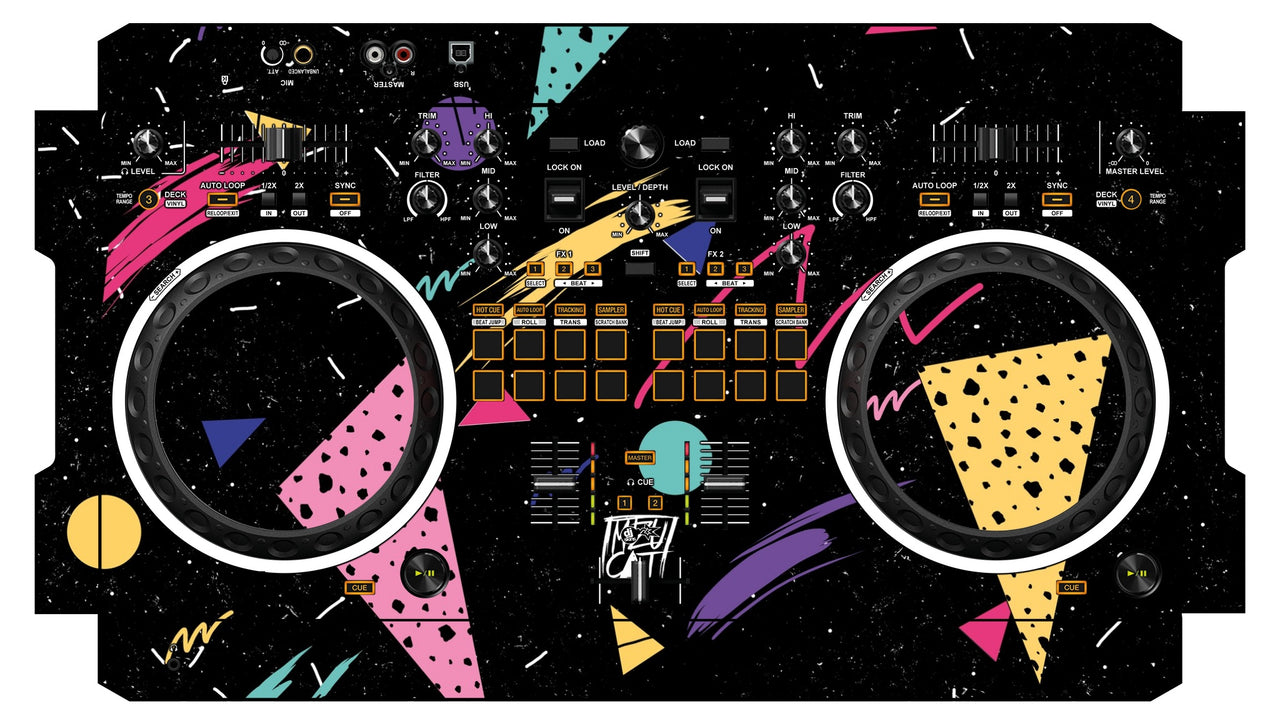 Pioneer DJ DDJ REV 1 Skin Mizucat Black