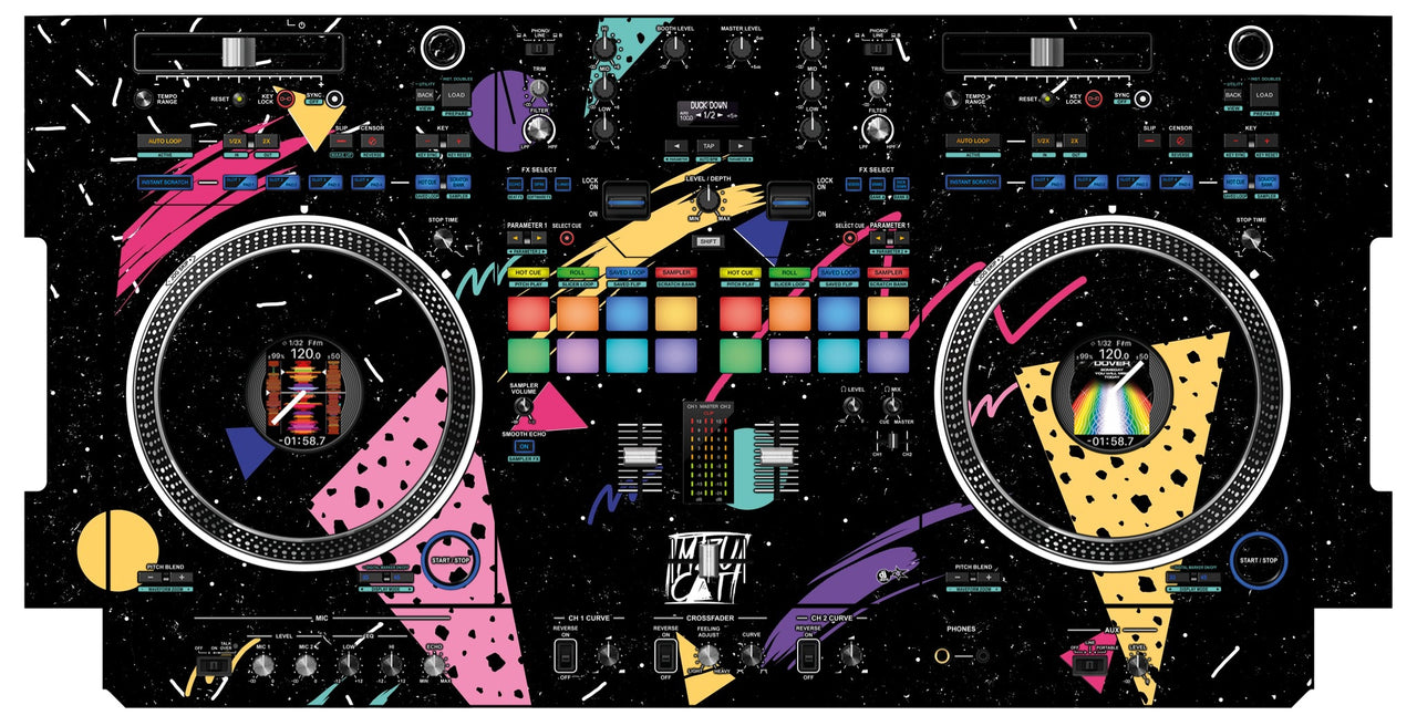 Pioneer DJ DDJ REV 7 Skin Mizucat Black