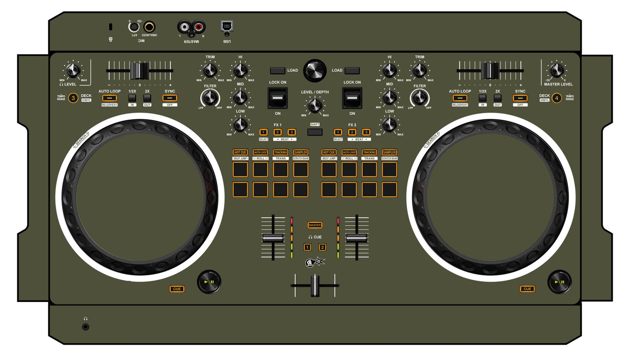 Pioneer DJ DDJ REV 1 Skin Moss Green