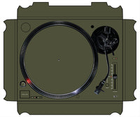 Technics 1200 / 1210 MK7 Skin Moss Green