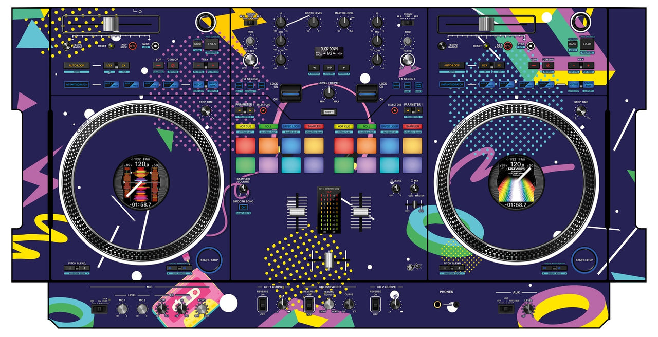 Pioneer DJ DDJ REV 7 Skin New Kids Retro