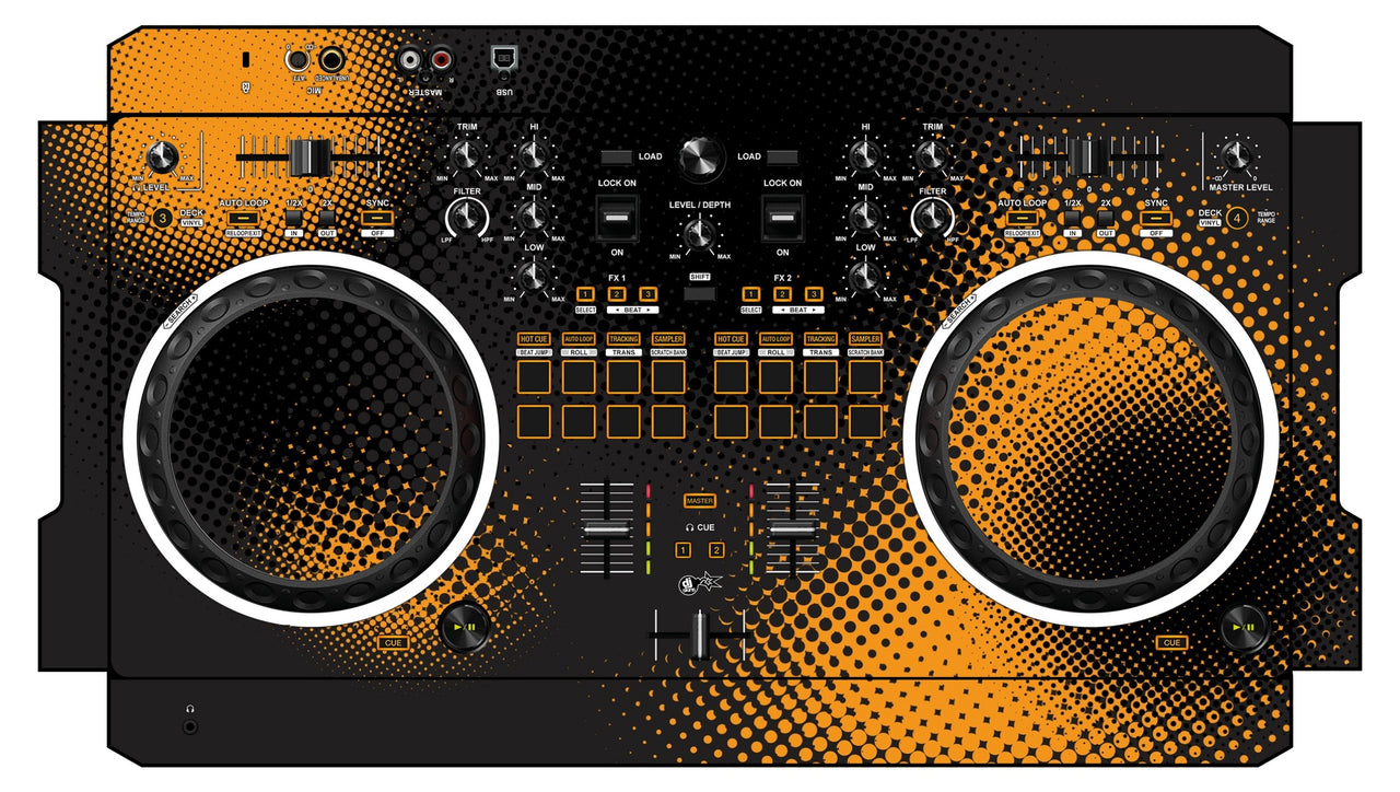 Pioneer DJ DDJ REV 1 Skin Orange Dot