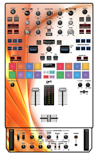 Pioneer DJ DJM S9 Skin Orange Swirl