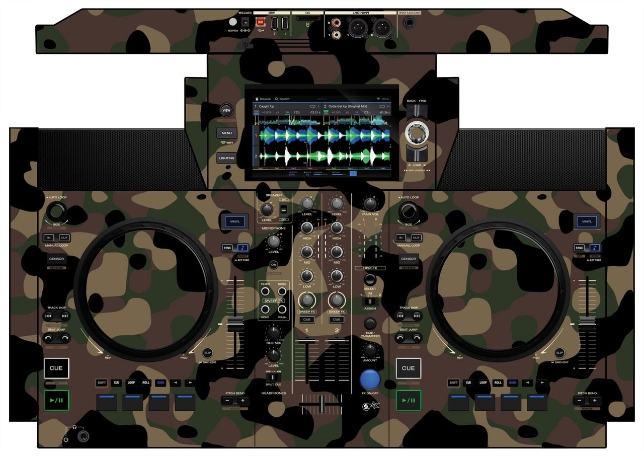 Denon DJ SC Live 2 Skin Camo Woodland