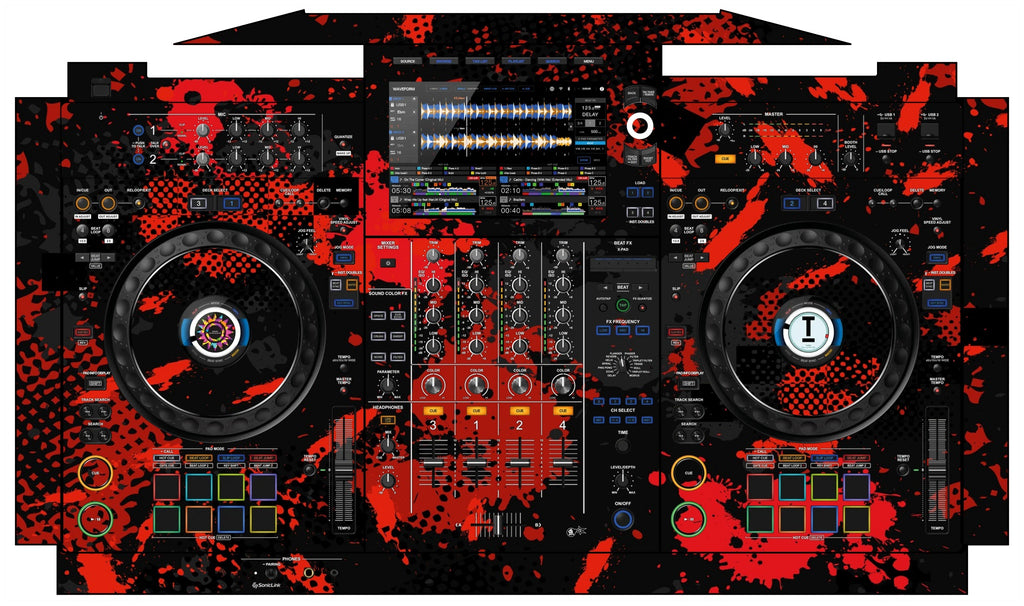 AlphaTheta XDJ AZ Skin Conflict Red