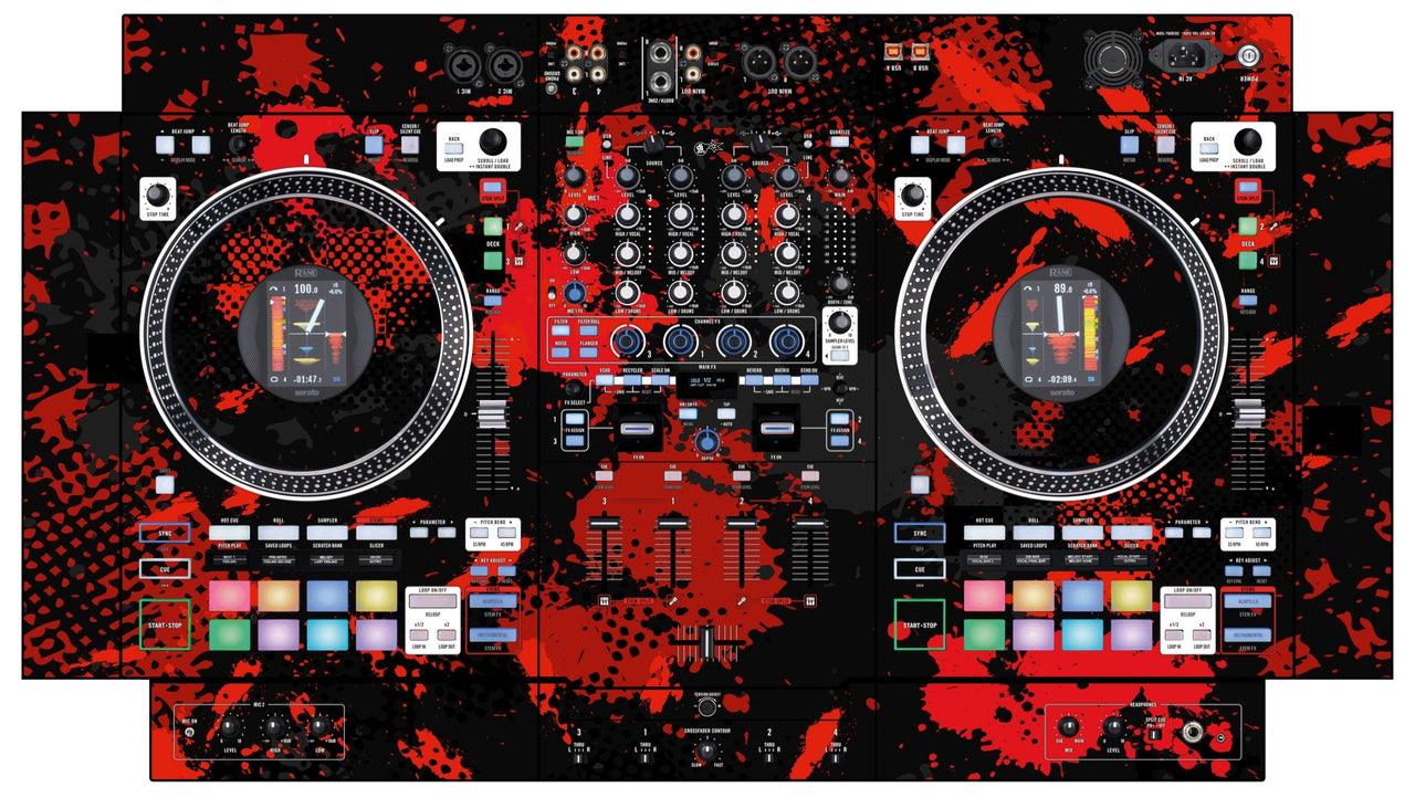 Rane Performer Skin Conflict Red