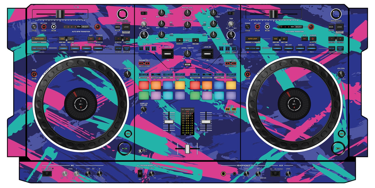 Pioneer DJ DDJ REV 5 Skin Retro Jogger