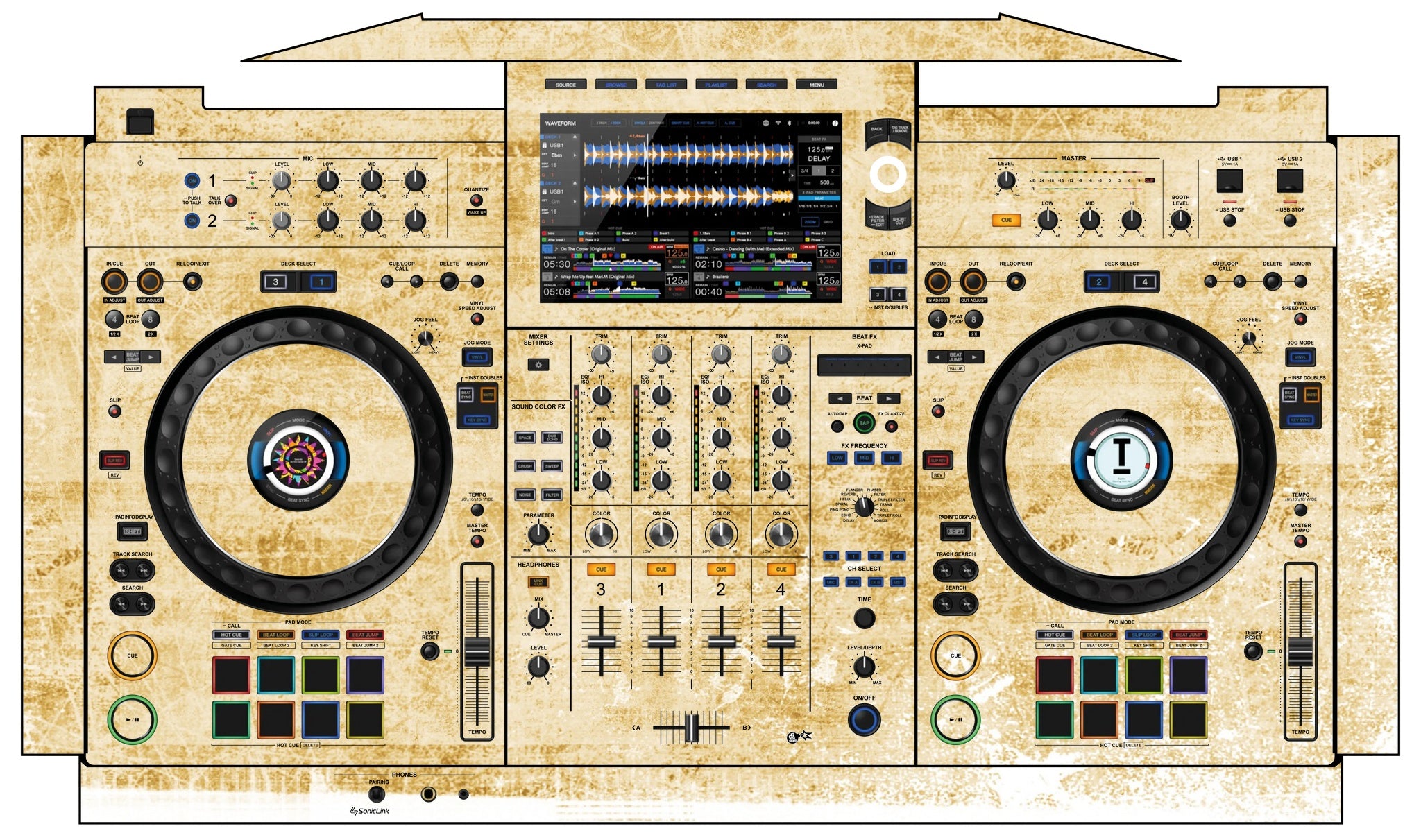 AlphaTheta XDJ AZ Skin Reverb