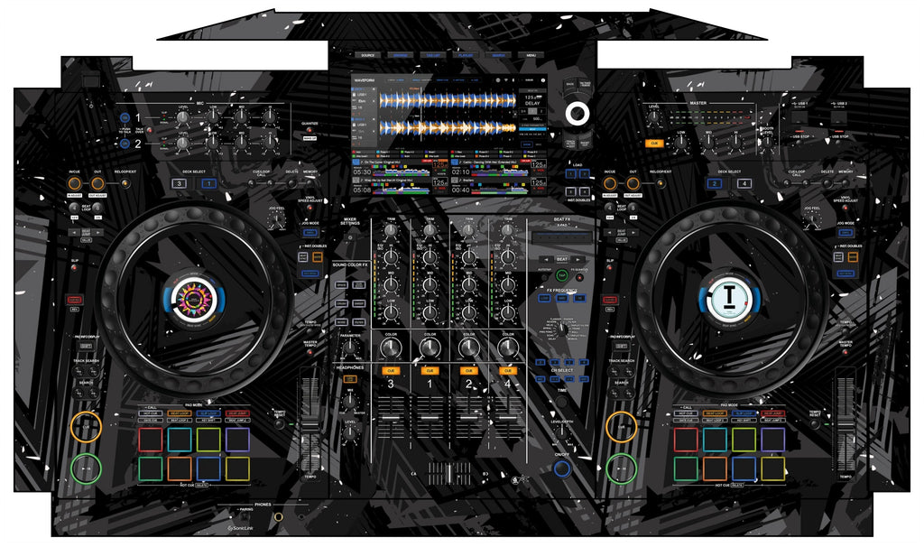 AlphaTheta XDJ AZ Skin Ridge Black