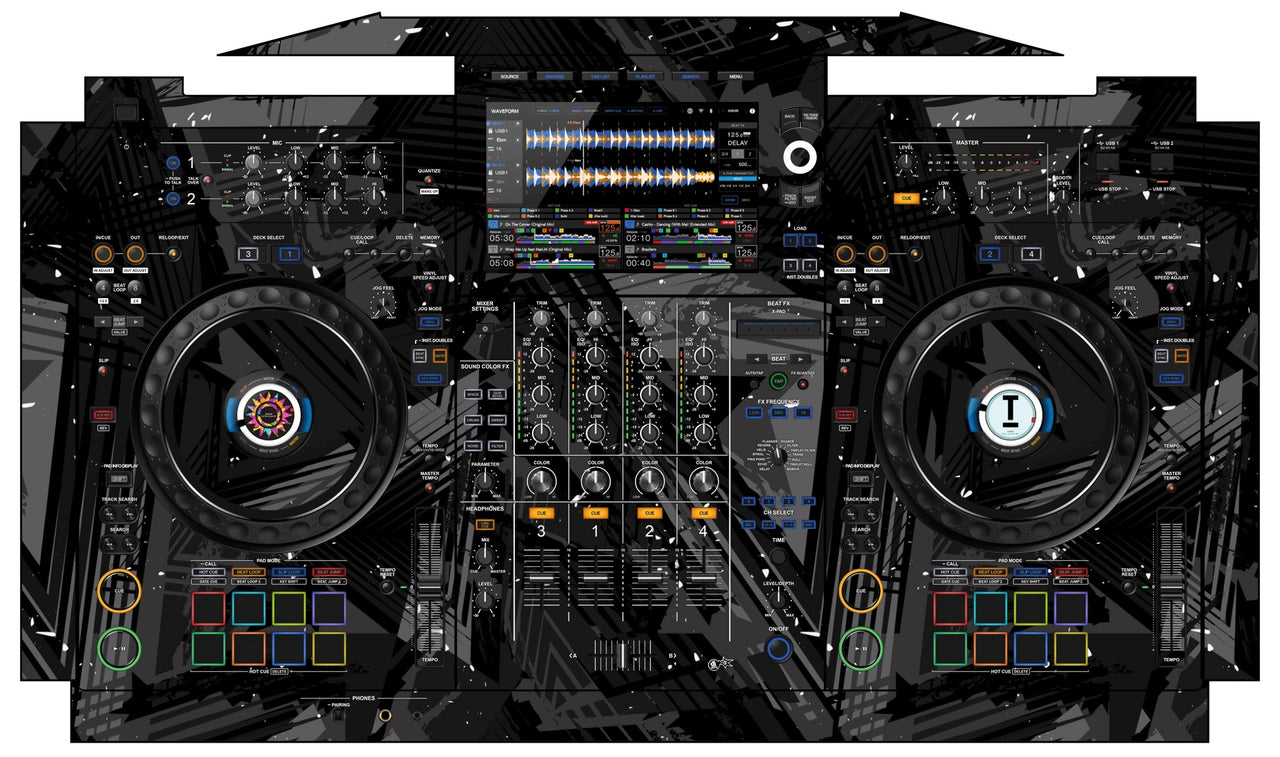 AlphaTheta XDJ AZ Skin Ridge Black