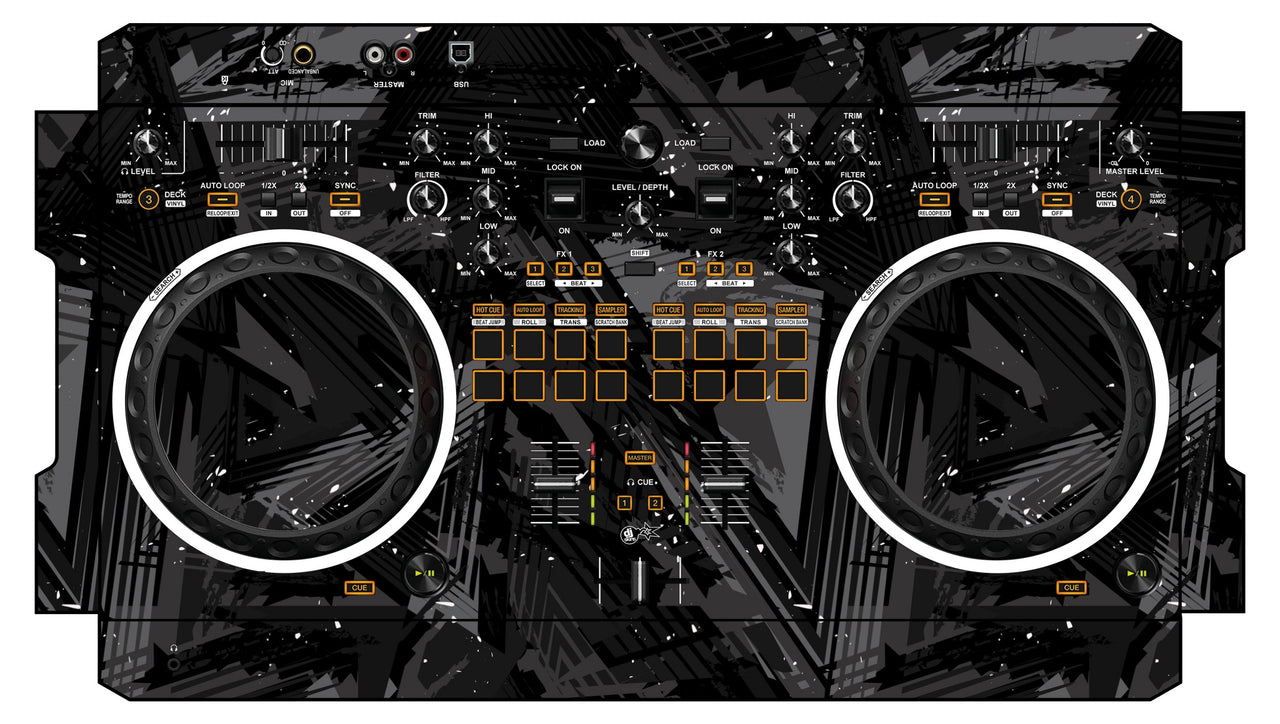 Pioneer DJ DDJ REV 1 Skin Ridge Black