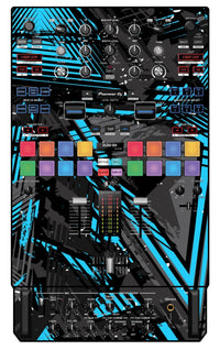 Pioneer DJ DJM S9 Skin Ridge Blue Light