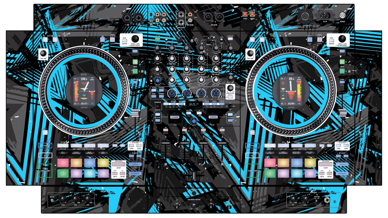Rane Performer Skin Ridge Blue Light