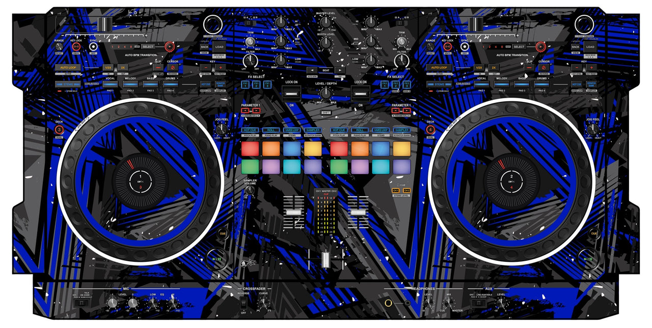 Pioneer DJ DDJ REV 5 Skin Ridge Blue