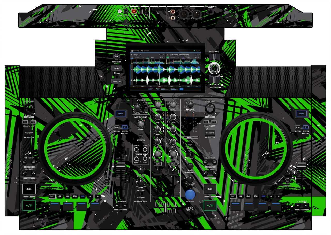 Denon DJ SC Live 2 Skin Ridge Green