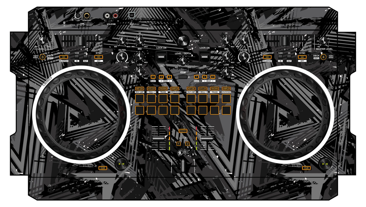 Pioneer DJ DDJ REV 1 Skin Ridge Grey