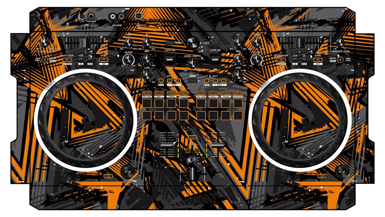 Pioneer DJ DDJ REV 1 Skin Ridge Orange