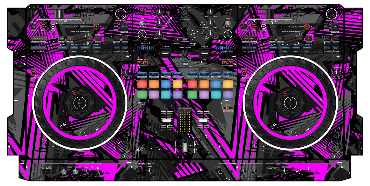 Pioneer DJ DDJ REV 5 Skin Ridge Pink
