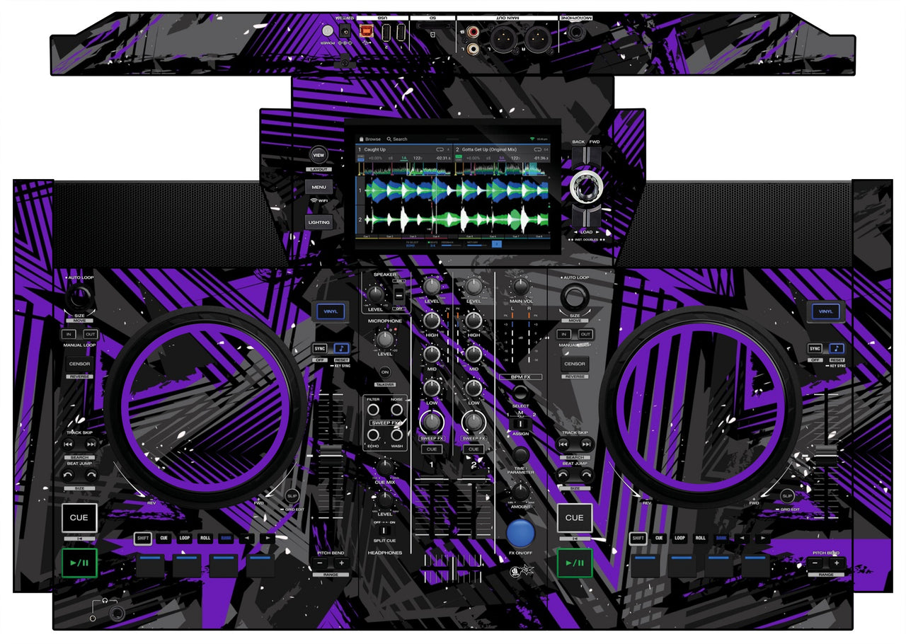 Denon DJ SC Live 2 Skin Ridge Purple