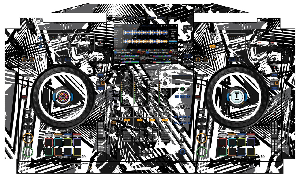 AlphaTheta XDJ AZ Skin Ridge White