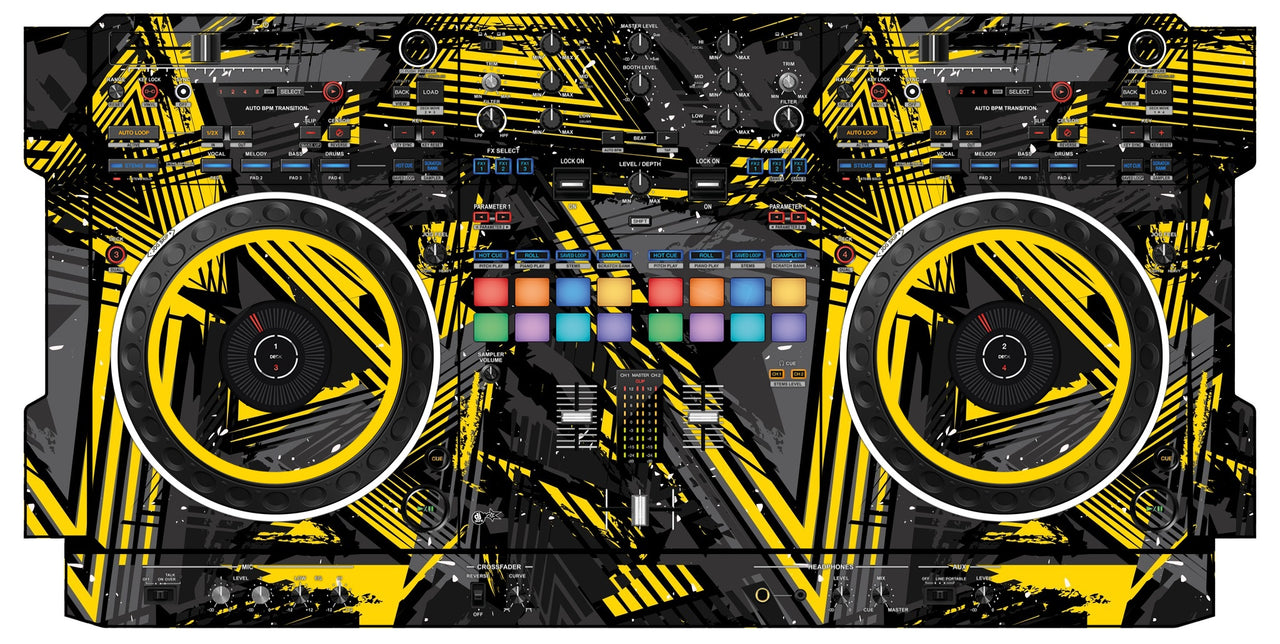 Pioneer DJ DDJ REV 5 Skin Ridge Yellow