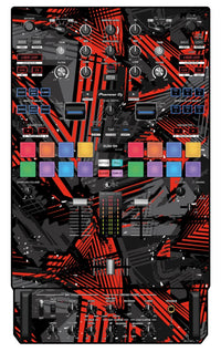 Pioneer DJ DJM S9 Skin Ridge Red
