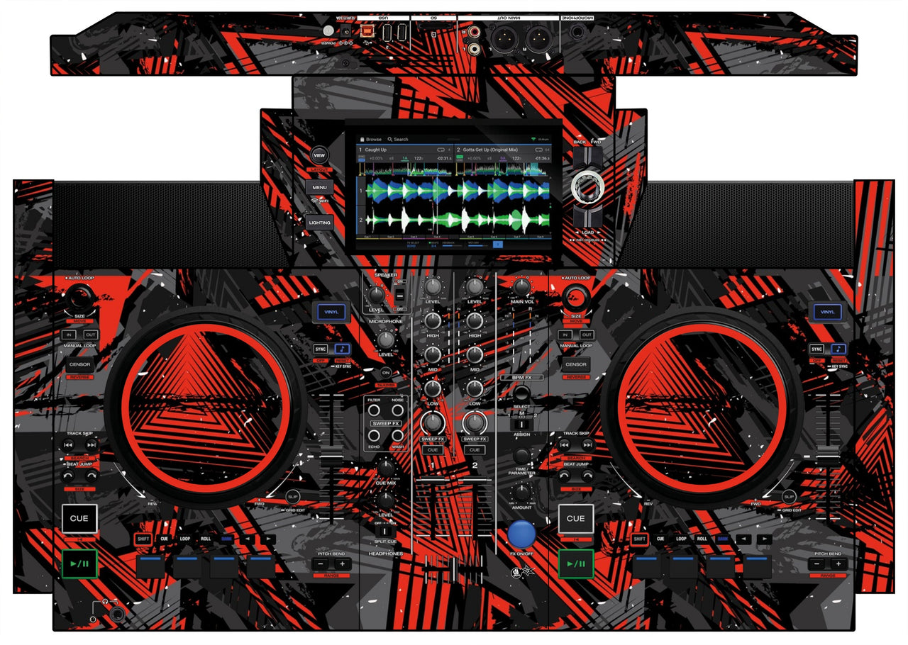 Denon DJ SC Live 2 Skin Ridge Red
