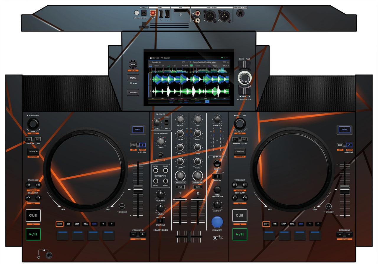 Denon DJ SC Live 2 Skin Rifter Orange